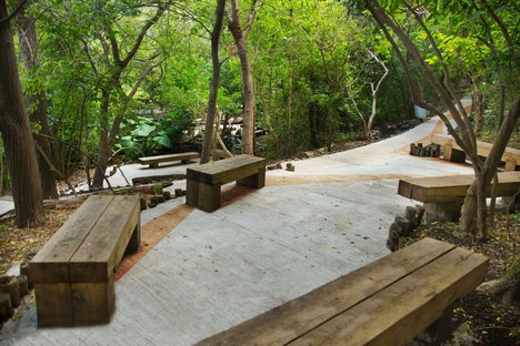 THE PASTORA Linear Park by Harari Landscape Architecture, an urban forest park